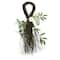 24" Pumpkins & Berries Artificial Fall Harvest Twig Teardrop Swag